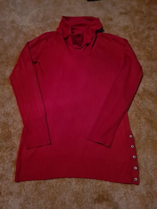 Sweter czerwony Esprit L