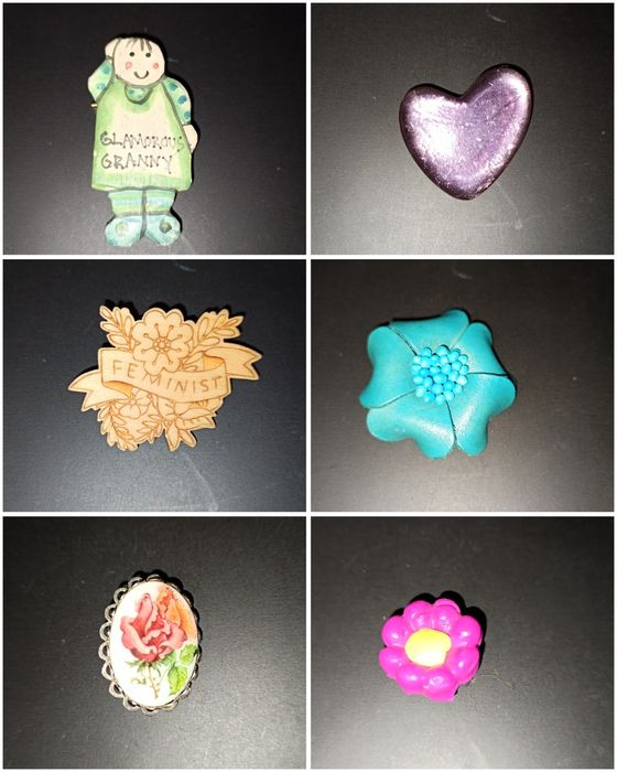 Брошь украшение винтаж ретро handmade