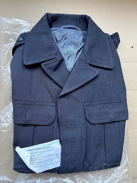Kurtka mundurowa wojskowa vintage granatowa 175/92/81