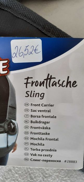Transportadora para Pet - "Fronttasche Sling" Trixie