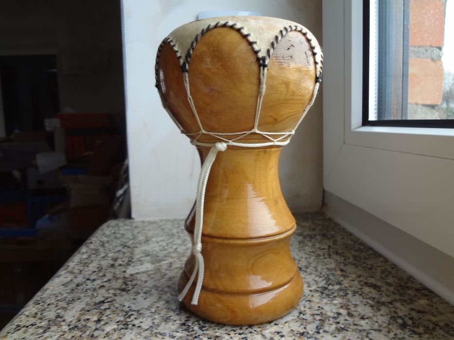 Mini bębenek drewno lakier