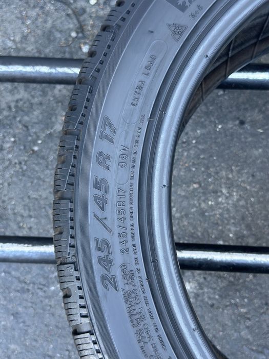 Топові шини‼️Michelin Pilot Alpin 99V 245/45 r17 8мм 2024рік‼️Зимові шини