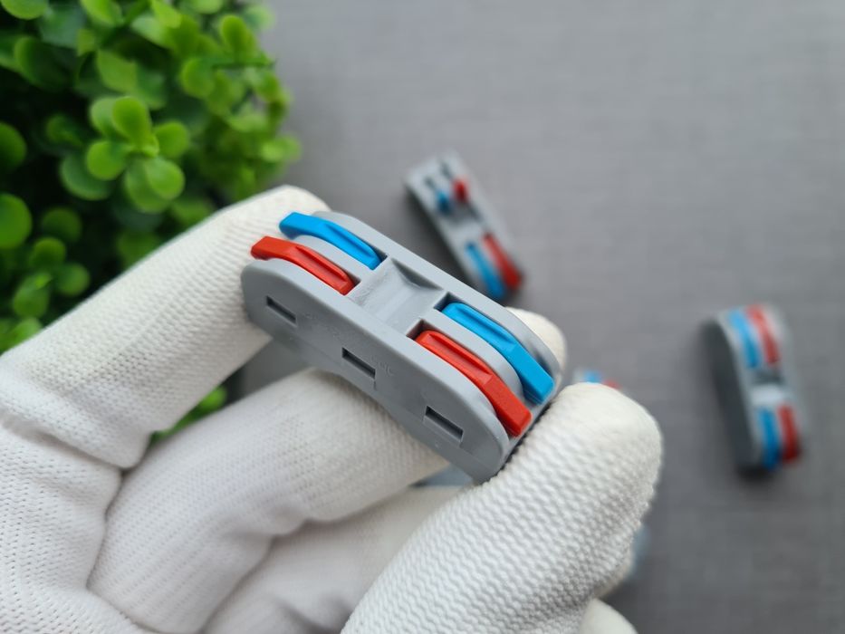 Клеммы РСТ-22 проходные Клеммники двойные Ваго Wago клеми 2+2