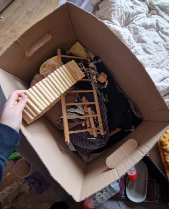 Woliera klatka duża szafa