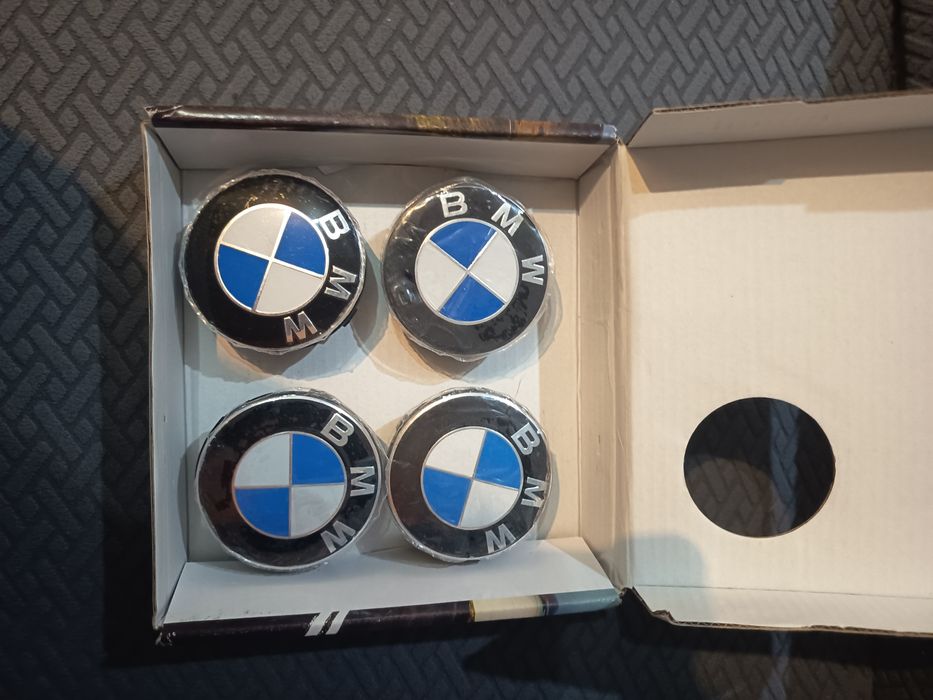 conjunto de 4 tampas centrais flutuantes para jantes da BMW