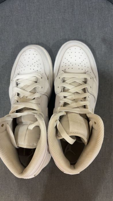 Nike Air Jordan 1 Mid GS White 36,5
