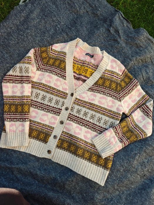 Kardigan soulmate rozmiar Xl scandi skandynawski styl  wełna wool