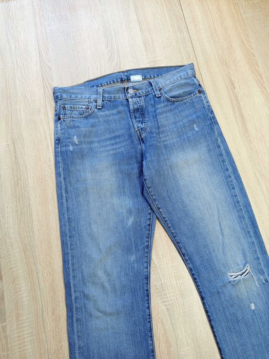 Damskie spodnie jeansowe Levis 501 W28 L30 M