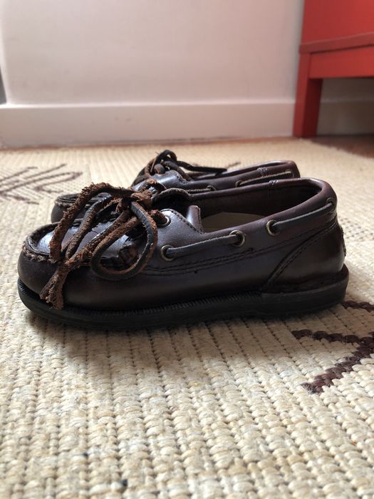 Sapato de vela ROCKPORT para criança em castanho escuro T25.5