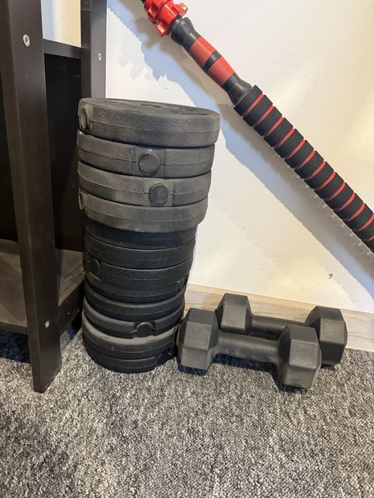 Gryf, ciężarki, hantle