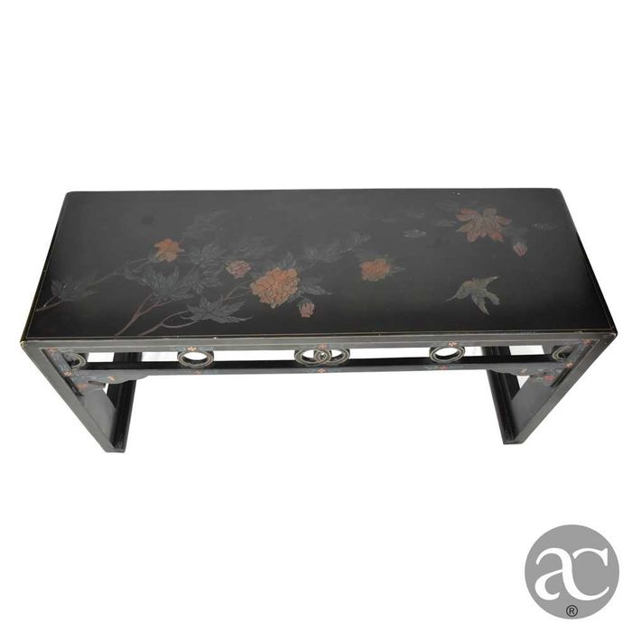 Credência / móvel de encostar em laca chinesa pintado à mão