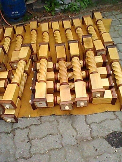 Tralki jesionowe z demontażu