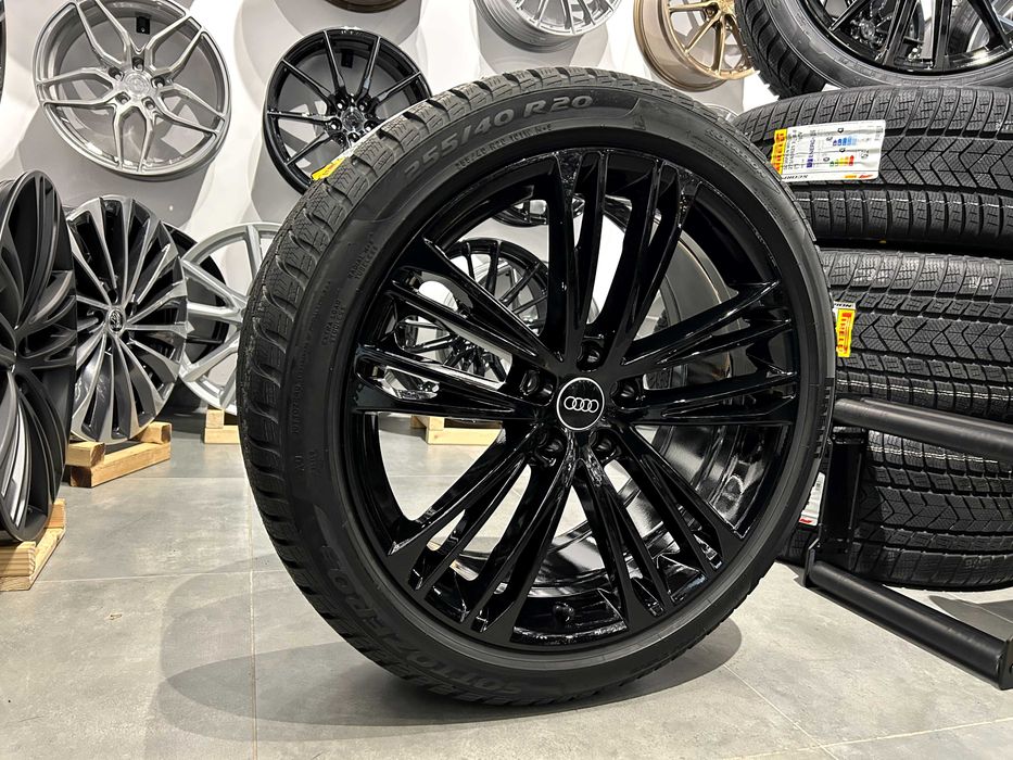 Oryginalne koła zimowe 20 5x112 ET30 Audi A6 C8 A7 255/40R20 Pirelli