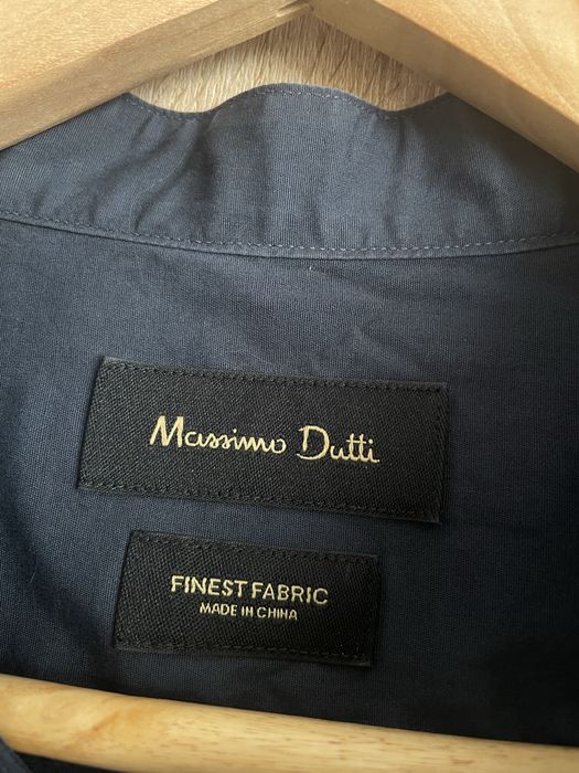 Granatowa koszula Massimo Dutti