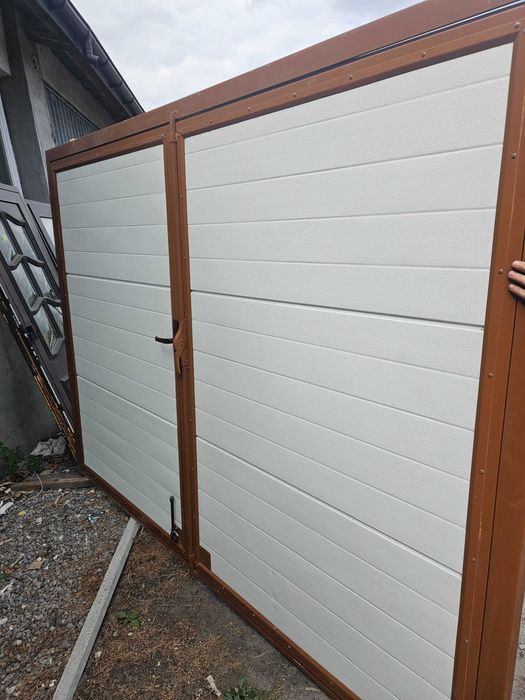 NOWE DRZWI/BRAMA Zewnętrzne Metalowe Dwuskrzydłowe Pełne 264x196cm