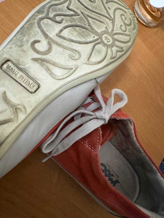 Кеды женские летние,производство Италия, размер 40 , натуральная кожа