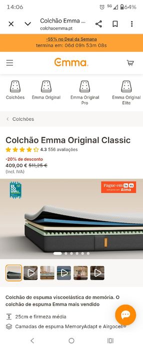 Colchão Emma Original