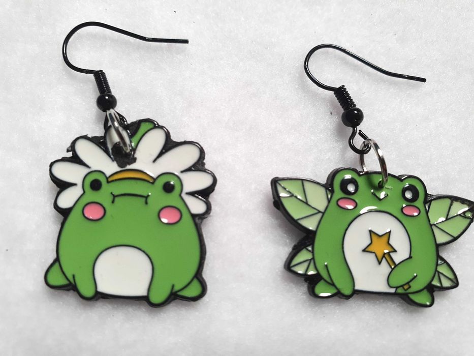 Kolczyki Żaba "Kawaii"
