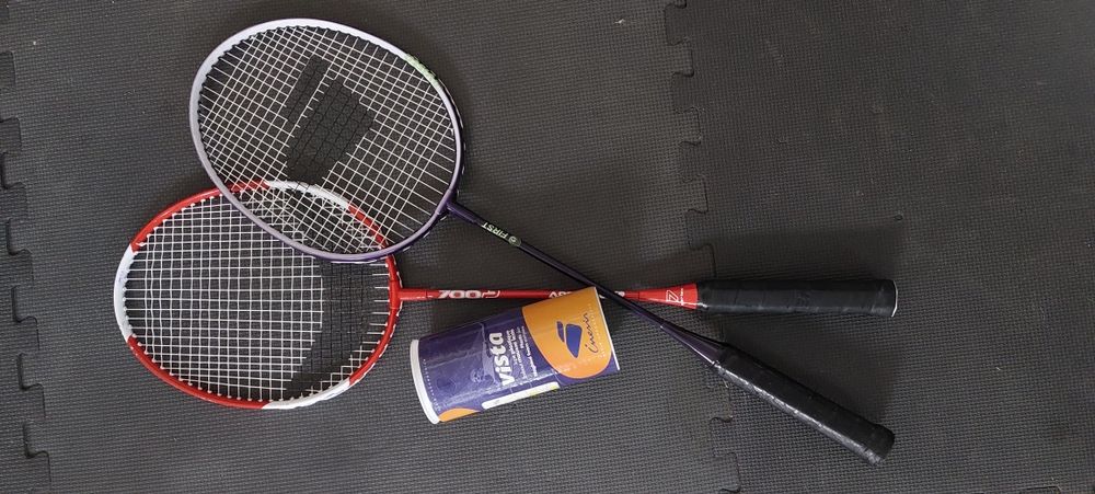 Raquetes Badminton + volantes