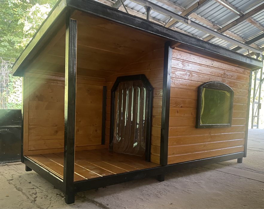 Утеплена будка для собаки буда собача велика собакам