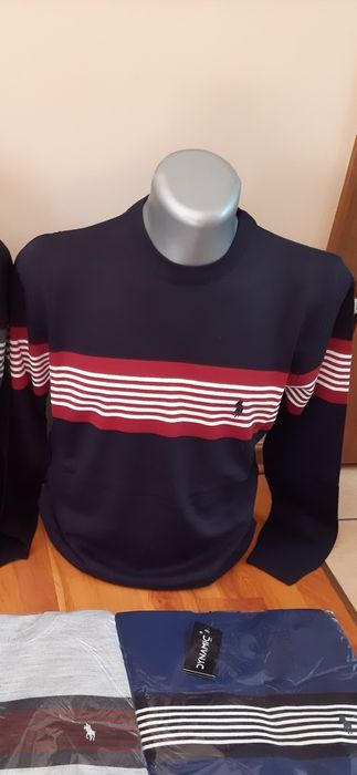 Sweter męski granatowy rozm L,