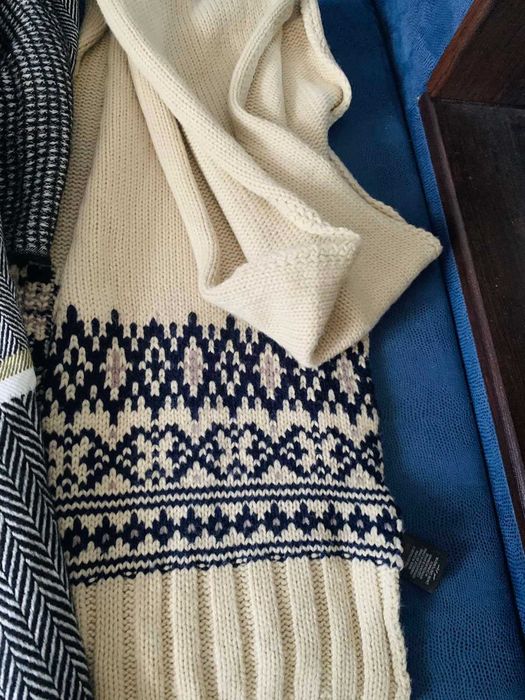 Шарф демісезонний, теплий, натур матеріали