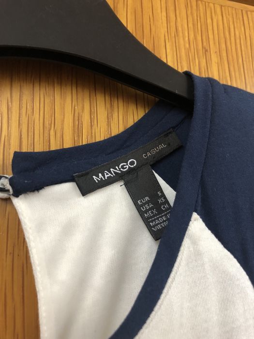 Vestido branco mango