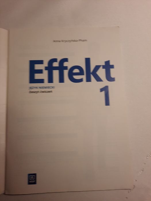 Effekt 1 zeszyt ćwiczeń (używane)