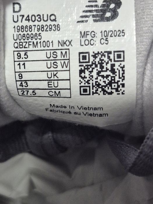 New Balance 740 "Grey Grey" | 43 EU (27, 5см) | Оригінал