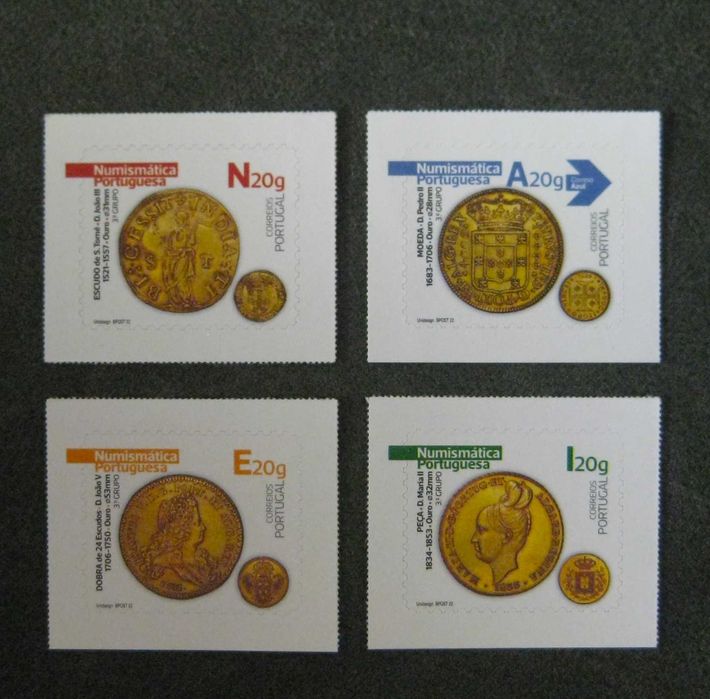 Série nº 5330/33 – Numismática Portuguesa (2º grupo)