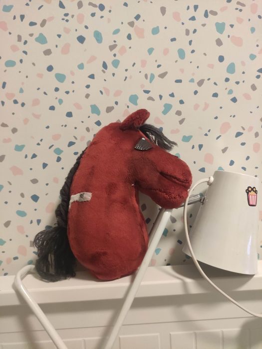 Hobby horse A5 bordowy