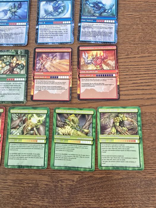 Lote de 17 cartas Gormiti