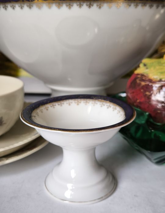 Waza Epiag + przyprawnik piękna stara porcelana