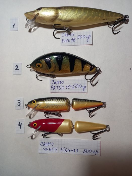 Риболовні приманки (salmo , strike pro )