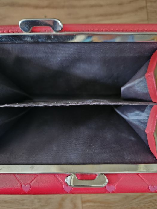 Portfel damski. Czerwony