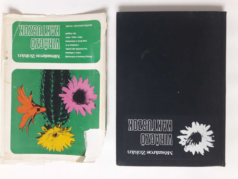 Цветущий кактус. На венгерском языке.