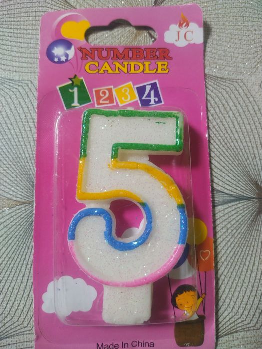 Свічки на торт свічка цифра 5 3 0 свечки кекси для торта