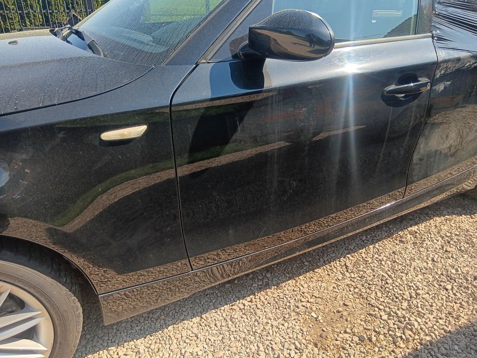 Drzwi bmw e87 blacksapphire lewe prawe przod