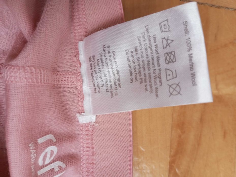 Reflex legginsy niemowlęce 100% Merino rozm.86/18mies.