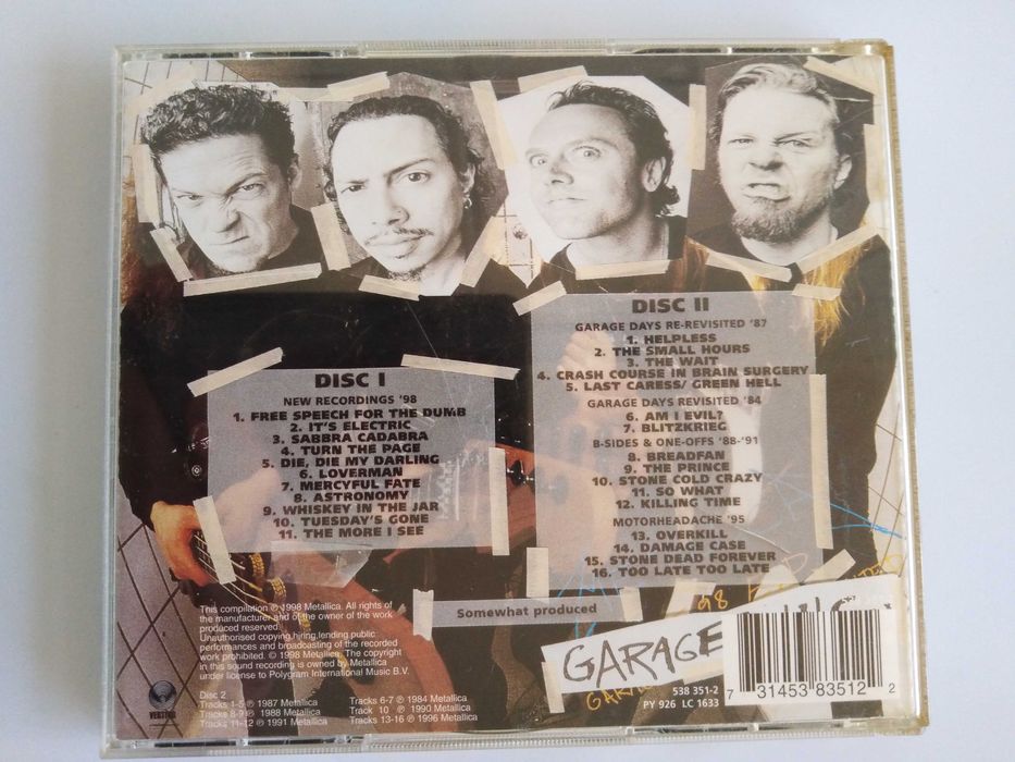 Metallica- Garage Inc