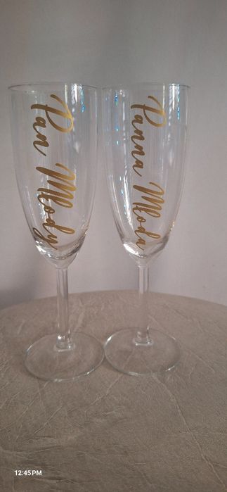 Kieliszki do szampana ślubne