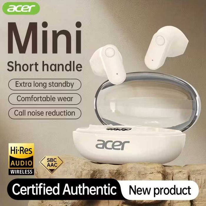 Acer OHR551, чорні бездротові навушники bluetooth 5.4, шумозаглушенням