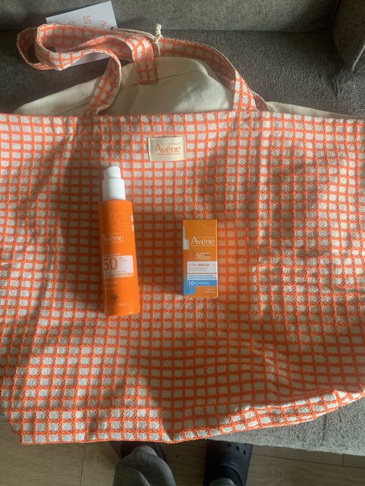 Protetor solar e serum