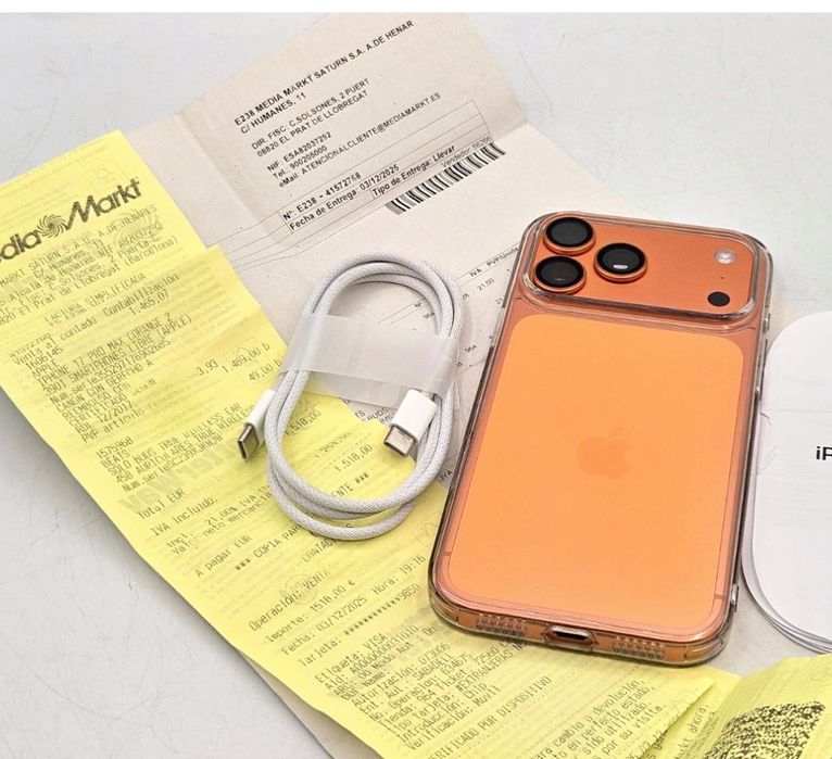 Telefon iPhone 17 pro max 256gb Cosmic Orange
