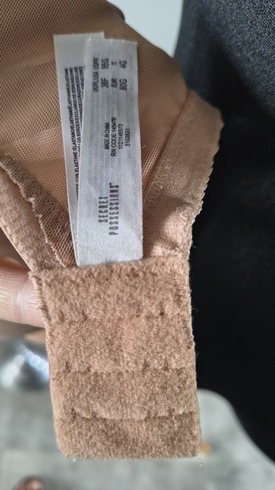 Klasyczny beżowy biustonosz 95G szerokie boki