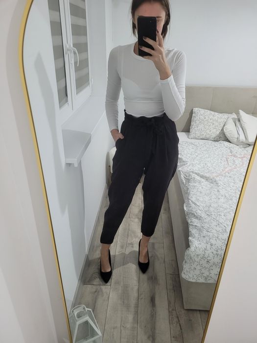 Klasyczne spodnie eleganckie M