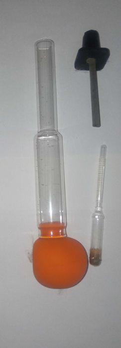 Арометр с пипеткой (советский)