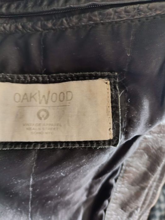 Мужская кожаная куртка Oakwood.