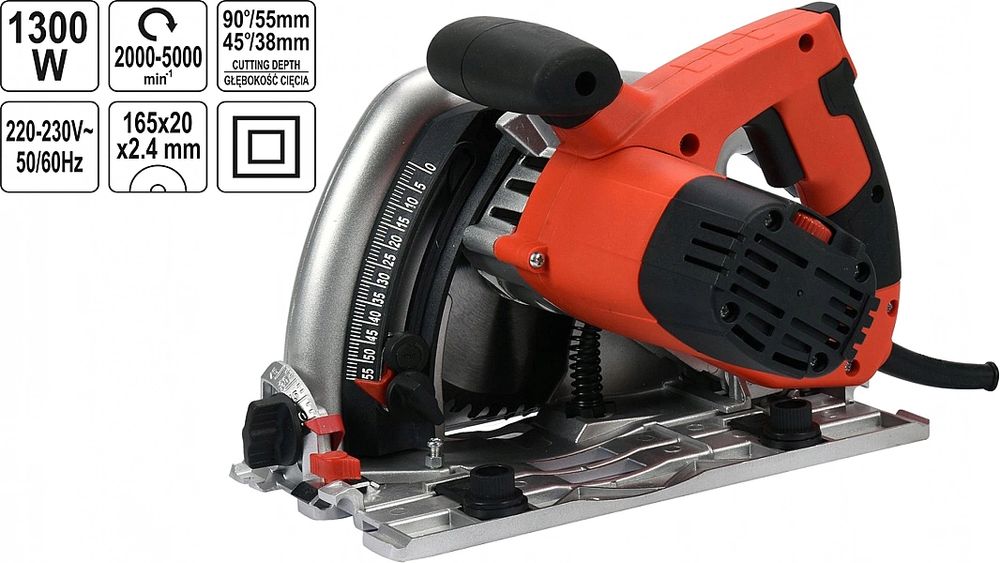 Pilarka Piła Zagłębiarka Tarczowa 165Mm 1300W Yato