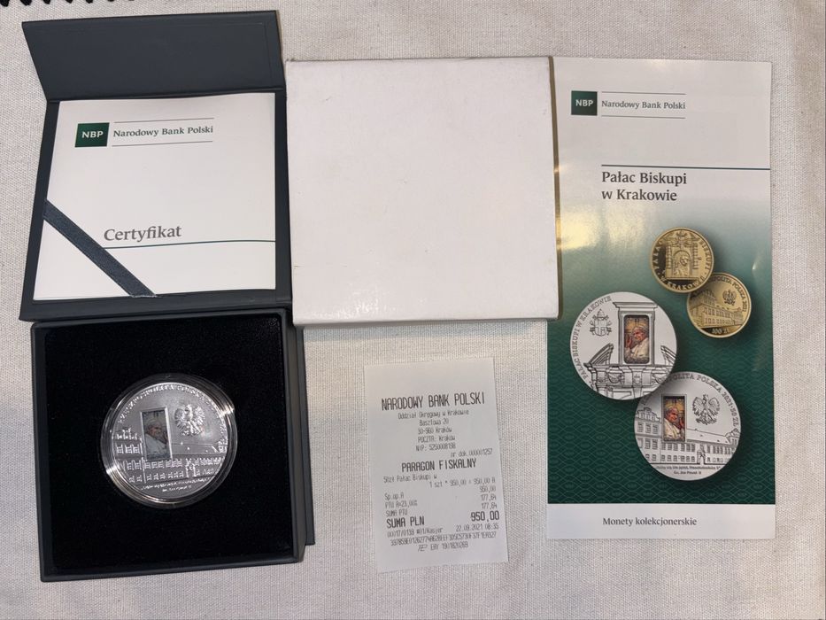 Moneta 50 zł Pałac Biskupi w Krakowie